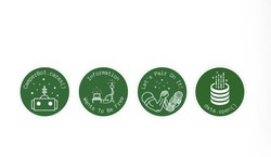 ensemble d'autocollants